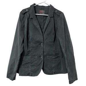 Ruff Hewn Olive Canvas Blazer size XL